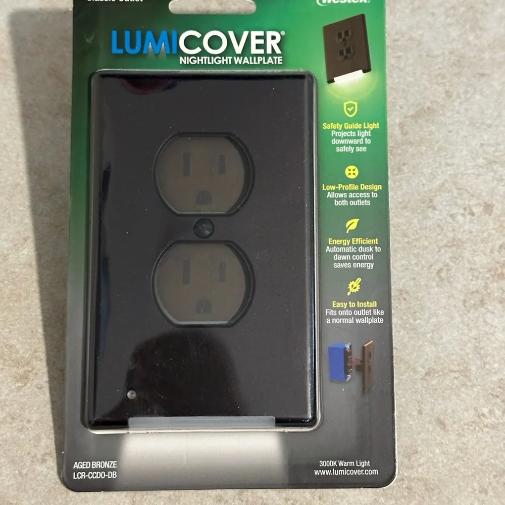 Illuminated light switch plate covers